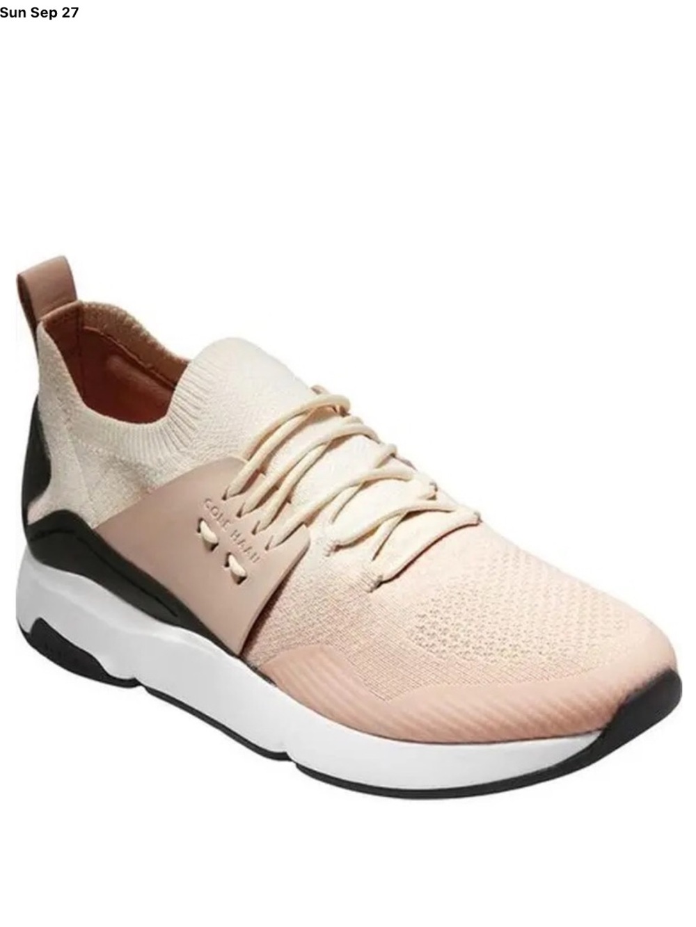 Cole Haan Zero Grand Size 8.5 Pale Pink All Day Trainer Sneakers Feminine Active